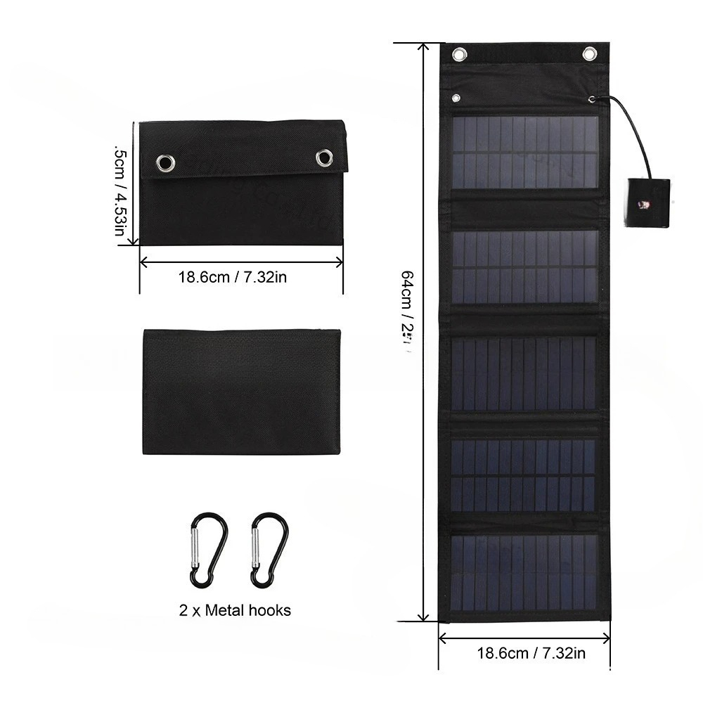 Sac pliant solaire 25W 5v, pan - Solar Emergency Charger avis et prix