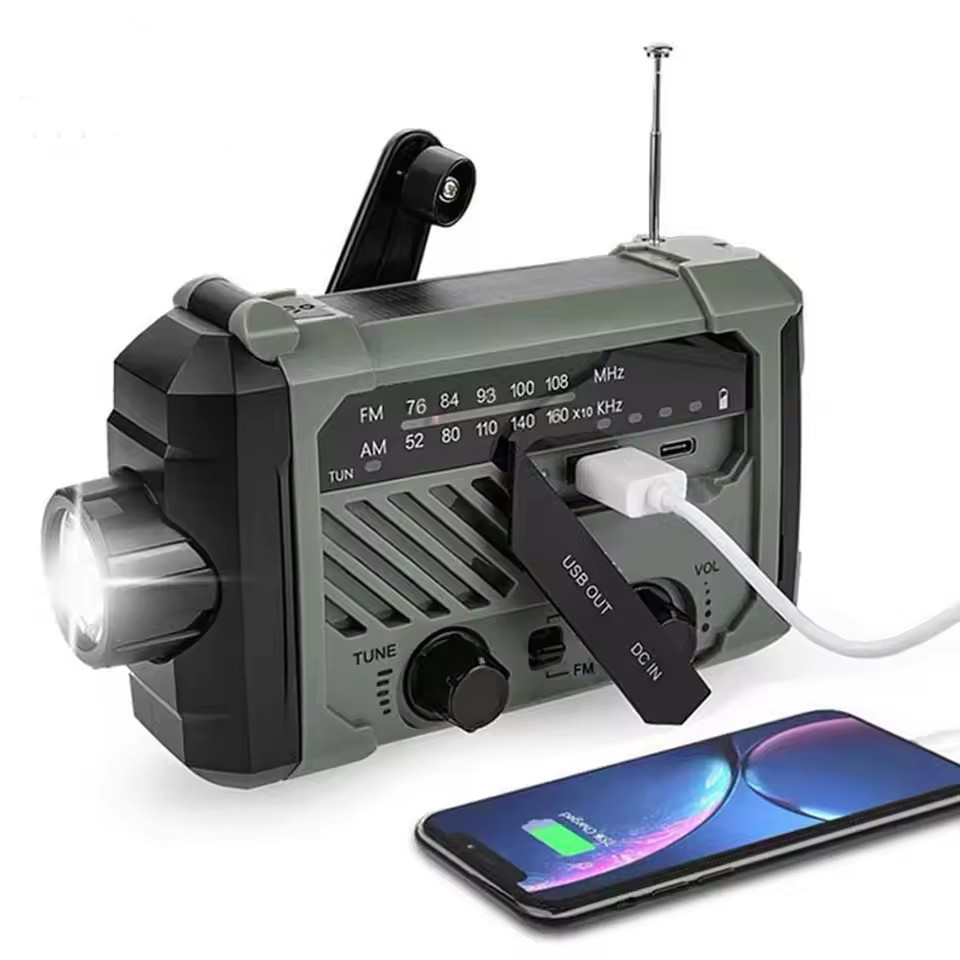 Radio solaire d'urgence avec p - Solar Emergency Charger avis et prix