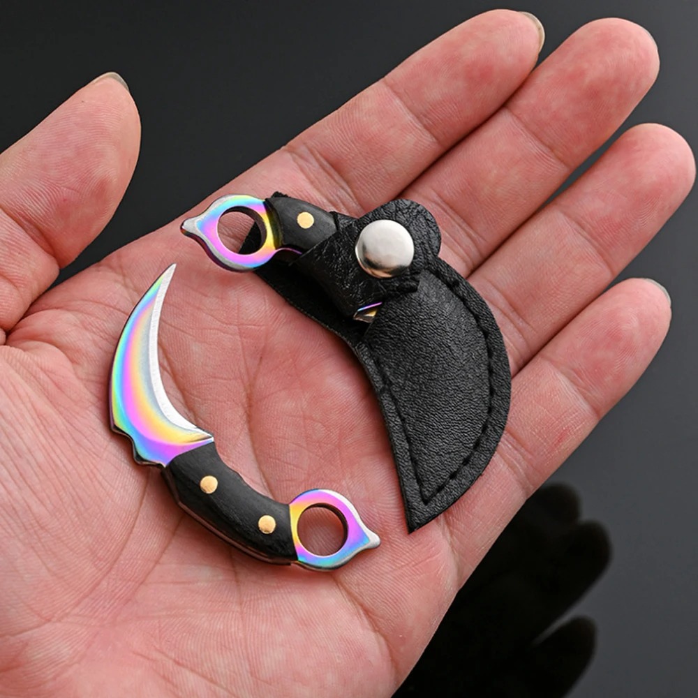 Mini couteau porte-clés, coute - Bushcraft Knife Fixed avis et prix