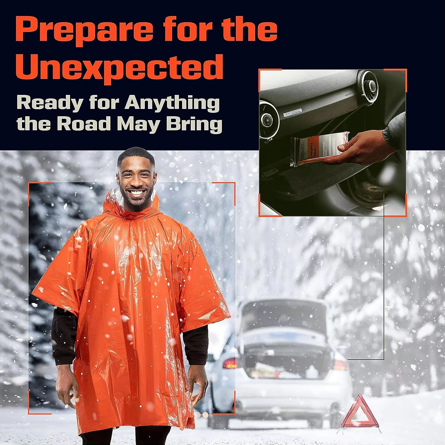 Poncho de pluie d'urgence, cou - Emergency Poncho Rain avis et prix
